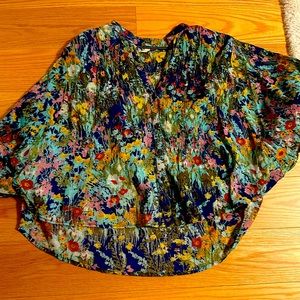 Beautiful spring colors, batwing blouse from anthropology!